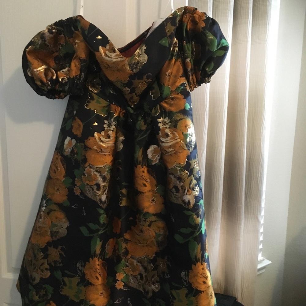 Floral Puff Sleeve Dress